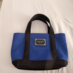 Michael Kors Royal Blue and Black Tote